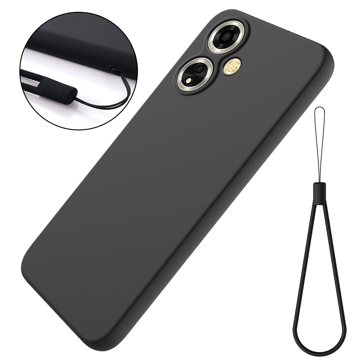 For Oppo A59 5G / A2m 5G Cell Phone Case Soft Lining Liquid Silicone Anti-drop Cover For Oppo A59 5G / A2m 5G Cell Phone Case Soft Lining Liquid Silicone Anti-drop Cover
